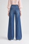 High Waist Wide Leg Jean Blue - 4