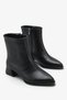 |   Women's Black Pointed Toe Heeled Boots with Non-Slip Sole