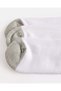 Men White Striped Ribbed Socks, 2 Pairs - 2