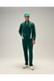 6Wm1022-Grn Men's Zippered Sweatshirt, Green. - 6