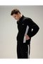 6Wm1022-Bk Men's Zippered Sweatshirt, Black. - 3