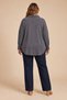 Modal Knitted Plus Size Blouse Smoked - 5