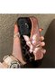 Samsung Galaxy S25 Compatible Silicone Edge Hard Back Case Butterfly Pattern Couple Phone Case - 3