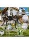 Halloween Spider Web Decorations Outdoor + 59 Inches Giant Fake Spider and Triangular Giant Spider Web 20 Small Spiders Suitable for Patio, Garden, Haunted House Decoration - 2