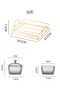 6 Pcs Multipurpose Light Luxury Fruits and Snack Storage Bowls With Tray - 4