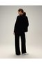 6Wf4029-Bk Women's Sweatpants, Black. - 4