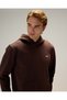6Wm2005-Brw Men's Hooded Sweat Brown - 3