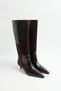 Boots 2606 - Real Leather Double Textured Bitter Brown Women's Boots - 4