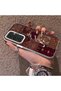 Samsung Galaxy S25 Compatible Silicone Edge Hard Back Case Carpet Patterned Couple Phone Case - 2