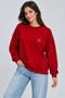 Women's 100% Cotton Casual Sweatshirt