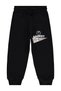 Basketball Printed Sweatpants for Ages 6-9 - Black