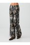 Mixed Floral Patterned Jacquard Woven Trousers - 4