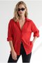 Women's Red Textured Comfortable Fit Shirt Gml-19001432 - 3