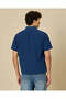 Men Navy Plain Shirt - 3