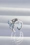 Brass Silver Color Octopus Earcuff Earring with Pearl - 2