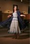 Soft gamcha cotton blue grey layered dress - 3