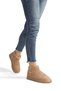 Women's Winter Boots with Plush Suede Look Inside, Thin Sole, Mink - Fon22 - 6