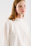 High Collar Long Sleeve Tshirt Ecru - 7