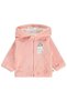 Penguaen Embroidered Hooded Zippered Cardigan for 2-5 Years Old - Pink