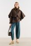 Cape Designed Pocket Shirt Brown - 3