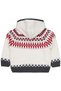 Civil Girl's Ethnic Patterned Cardigan |   Knitwear Long Sleeve Hoodie |   School Nursery and Daily Use - Beige - 2