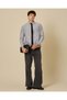 Men Grey Plain Shirt - 5