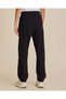 Senior Girls Black Flower Graphic Trousers - 3