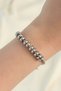 316L Steel Silver Color Oval Figured Bracelet - 2