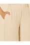 Women Beige Wide Leg Trousers - 4