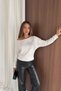 Yıldız Drop Open Collar Blouse-Ecru Ecru - 4