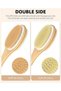 2 Pcs Bath Brush Set Dry and Bath Body Brush Reduce Cellulite Dry Brush For Cellulite And Lymphatic Drainage Exfoliating Brush With Soft Massage Nodules Shower Brush Body Scrubber - 3