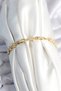 Brass Gold Color Heart Model Women's Bracelet - 2