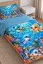 Ocean World Sea Creatures Patterned Single Children's Duvet Cover Set - with Sheets - 2