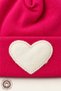 Unisex Baby Heart Embroidered 100% Cotton 3-6 Months Baby Beanie - 2