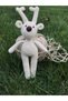 Natural Amigurumi Hand-Knitted Toy Deer