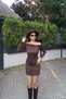 Transparent Leopard Patterned Madonna Collar Blouse Leopard - 3
