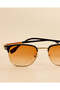 Women Brown And Black Oversized Sunglasses - 4