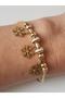 Snowflake Textured Steel Bracelet - 2