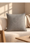 Tessa Gray Throw Pillow Cover (45X45)