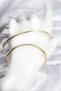 Gold Color Brass Hand Bracelet - 2