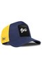 Cordura Navy-Yellow Trucker Hat with Company Logo