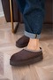 Dars Acı Kahve Suede Ethnic Patterned Women's Boots with Fur Inside - 5