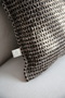 Tessa Dark Brown Throw Pillow Cover (45X45) - 3