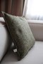 Tessa Khaki Throw Pillow Cover (45X45) - 2