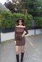 Transparent Leopard Patterned Madonna Collar Blouse Leopard - 4