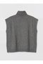 Two Mt Shop Quality Lcw Comfort Anthracite Knitwear Patterned Women's Sweater - 6