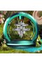 AUTO FAMILY City of The Sky Air Freshener Solar Perfume, Rotatable Air Purifier Aromatherapy for Car Dashboard Diffuser Set, Luxury Aromatherapy, Long Lasting Fragrance (Green) - 2