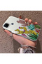 Realme C15/C25/C25S Compatible Acrylic Hard Back Panel with Silicone Edges Cactus Patterned Phone Case - 3
