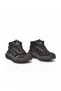 Men's Lace-Up Thick Rubber Sole Black Outdoor Trekking Boots 26K513 - 4