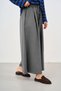 Women's Adjustable Waist Elastic Loose Trousers Gray - 3